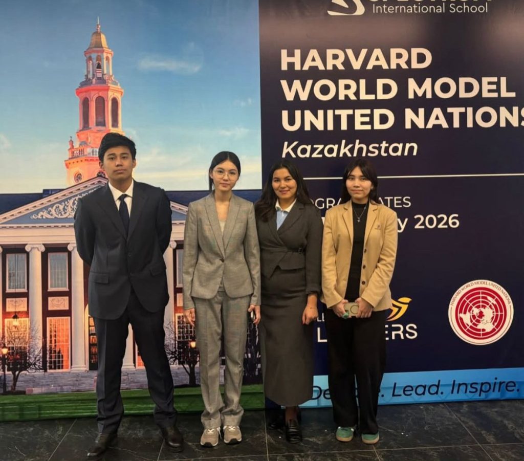 Ученики Farabi получили награды на Harvard WorldMUN