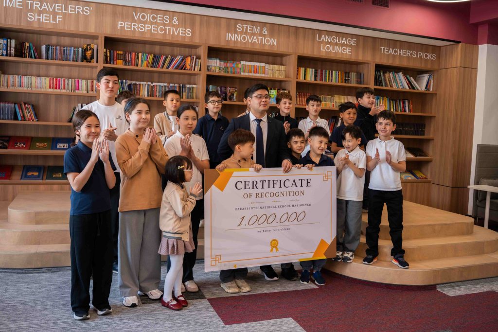 Ученики Farabi International School решили более 1 000 000 задач по математике